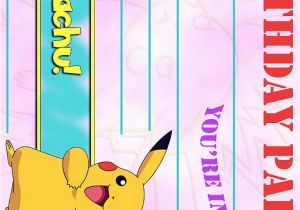 Pokemon Birthday Party Invitation Wording Pokemon Birthday Invitation