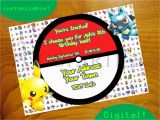 Pokemon Birthday Party Invitation Wording Pokemon Party Invitations Cimvitation