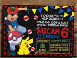 Pokemon Birthday Party Invitation Wording Pokemon Party Invitations Ideas Party Xyz