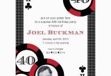 Poker Birthday Party Invitations Casino Poker Vegas Birthday Party Printable Invitation Red