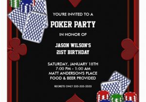 Poker Birthday Party Invitations Most Popular 40th Birthday Party Invitations