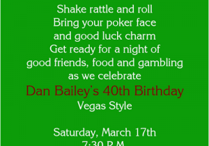 Poker Birthday Party Invitations Poker Night Birthday Party Invitations