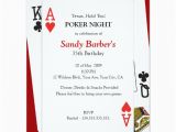 Poker Birthday Party Invitations Poker Night Texas Hold 39 Em Party Invitation Zazzle