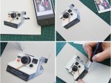 Polaroid Camera Pop Up Birthday Card with Printable Template How to Make A Diy Polaroid Pop Up Card