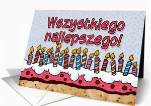 Polish Birthday Cards Polish Birthday Card Wszystkiego Najlepszego Card 379552