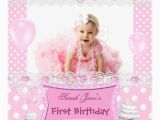 Polka Dot First Birthday Invitations First Birthday 1st Girl Pink Baby Polka Dots Invitation