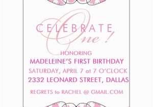 Polka Dot First Birthday Invitations First Birthday Pink Polkadot Invitations Paperstyle