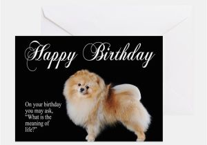 Pomeranian Birthday Card Pomeranian Greeting Cards Card Ideas Sayings Designs