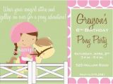 Pony Ride Birthday Invitations 87 Best Unicorn Pony Party Images On Pinterest Birthdays