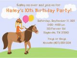 Pony Ride Birthday Invitations Horseback Riding Birthday Party Invitations Horse Pony