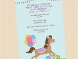 Pony Ride Birthday Invitations Pony Rides Birthday Party Invitation Any Colors