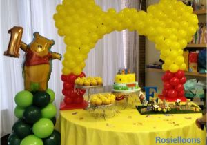 Pooh Bear Birthday Decorations Winnie the Pooh Birthday Quot Winnie the Pooh First Birthday