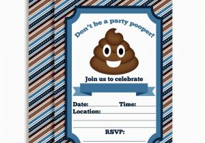 Poop Emoji Birthday Invitations Emoji Birthday Invitations Birthday Wikii