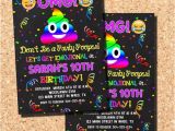 Poop Emoji Birthday Invitations Emoji Invitations Emoji Birthday Invitations Poop Emoji