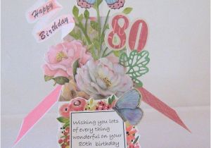 Pop Up 80th Birthday Cards 25 Best Ideas About 80th Birthday Cards On Pinterest