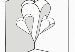 Pop Up Birthday Card Template Make A Pop Up Card Of Hearts