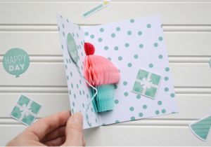 Pop Up Birthday Cards for Boyfriend Aly Dosdall Pop Up Cupcake Birthday Card Video Tutorial