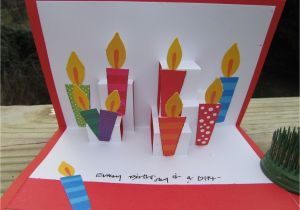 Pop Up Birthday Cards for Boyfriend Candle Birthday Card In Pop Up Style for Boyfriend Cards