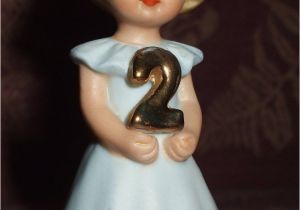 Porcelain Birthday Girls Enesco Growing Up Birthday Girl Porcelain Figurine Age 2