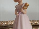 Porcelain Birthday Girls Growing Up Birthday Girl Porcelain Figurine Age 5 Made In 1981