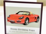 Porsche Birthday Card Personalised Porsche Birthday Card by Amanda Hancocks