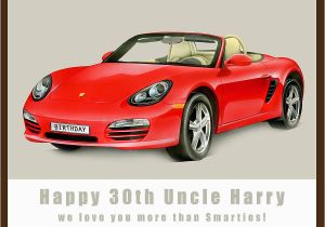 Porsche Birthday Card Personalised Porsche Birthday Card by Amanda Hancocks