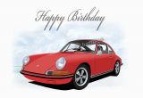 Porsche Birthday Card Porsche 911 912 18th 21st 40th 50th 60th 70th Personalised