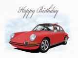 Porsche Birthday Card Porsche 911 912 18th 21st 40th 50th 60th 70th Personalised