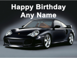 Porsche Birthday Card Porsche Black Birthday Card