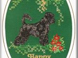 Portuguese Birthday Cards Portuguese Water Dog Birthday Card Embroidered by Dogmania