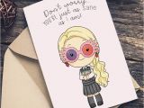 Postal Birthday Gifts for Him Luna Lovegood Harry Potter Greeting Card Happy Birthday or