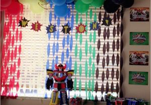 Power Ranger Birthday Decorations Balloons Streamers Power Rangers Birthday Decorations