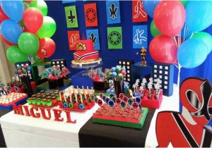 Power Ranger Birthday Decorations Kara 39 S Party Ideas Power Rangers Samurai Birthday Party