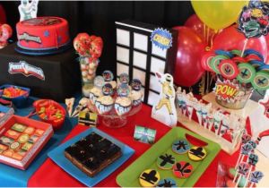 Power Rangers Birthday Decorations 15 Power Rangers Birthday Party Ideas Spaceships and