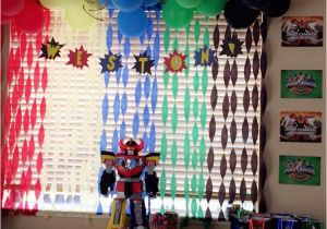 Power Rangers Birthday Decorations Balloons Streamers Power Rangers Birthday Decorations