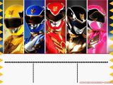 Power Rangers Birthday Invitation Template Free Power Rangers Birthday Invitation Templates Free