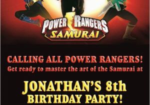 Power Rangers Birthday Invitation Template Free Printable Power Rangers Birthday Party Invitations