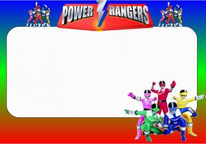 Power Rangers Birthday Invitation Template Power Rangers Free Printable Invitations Oh My Fiesta
