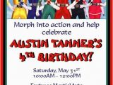 Power Rangers Birthday Invitation Template Power Rangers Invitations 2 Invitations Pinterest