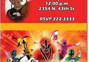 Power Rangers Birthday Invitation Template Power Rangers Samurai Birthday Uprintinvitations