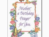 Prayer for A Birthday Girl Mother A Birthday Prayer for You Birthday Card