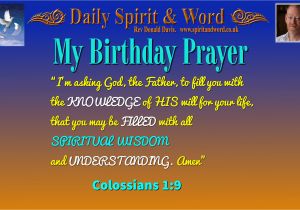 Prayer for A Birthday Girl My Birthday Prayer Daily Spirit and Word