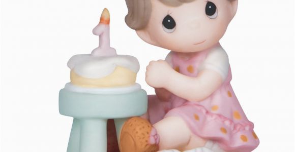 Precious Moments Birthday Girl Figurines Birthday Gifts Growing In Grace Age 1 Bisque