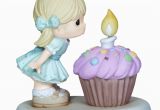 Precious Moments Birthday Girl Figurines Cupcake Figurines for Birthdays and Collecting