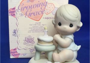 Precious Moments Birthday Girl Figurines Growing In Grace Age 1 Precious Moments Figurine 1st