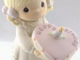 Precious Moments Birthday Girl Figurines Precious Moments Figurine Happy Birthday Girl W Cake