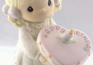 Precious Moments Birthday Girl Figurines Precious Moments Figurine Happy Birthday Girl W Cake