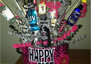 Present Ideas for 21st Birthday Girl 21st Birthday Gift Basket Shots Shots Shots Perfect