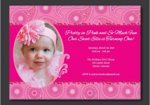 Pretty In Pink Birthday Party Invitations Pretty In Pink Birthday Photo Invitation by Paperperfectionist