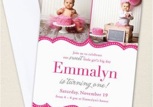 Pretty In Pink Birthday Party Invitations Pretty In Pink Party Photo Invitations Professionally
